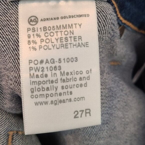 Adriano Goldschmeid NWT Women's Maternity Prima Cigarette Leg Jeans Blue Size 27 - Picture 14 of 14